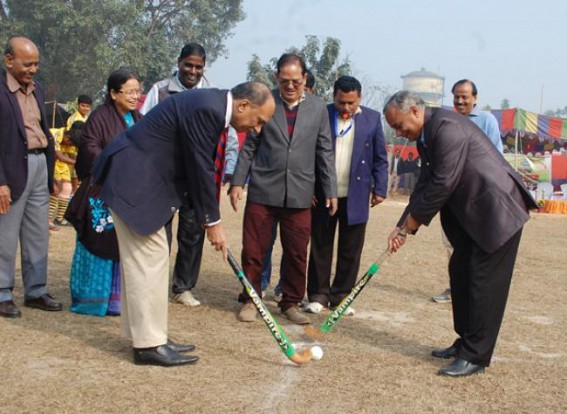Sahid Choudhury inaugurates Tripura State Hockey Championship